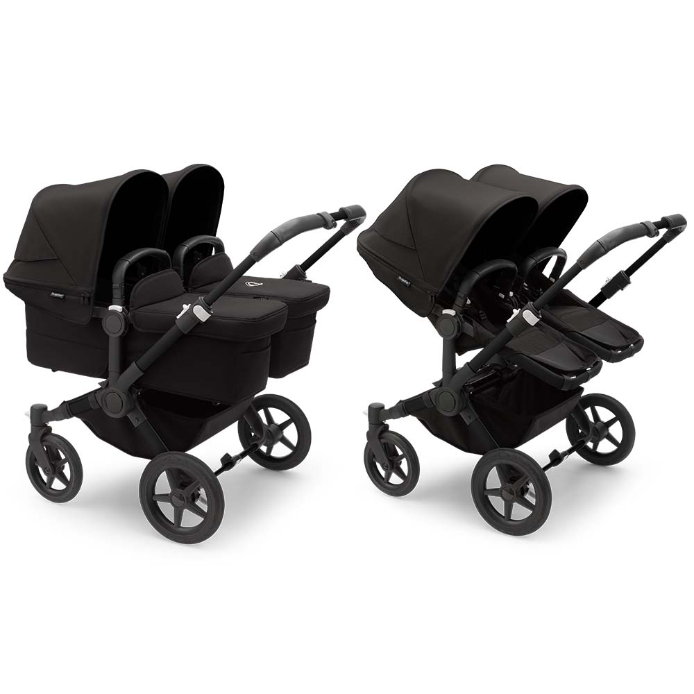 Product Afbeelding - Bugaboo Donky 5 Twin ~ Midnight Black